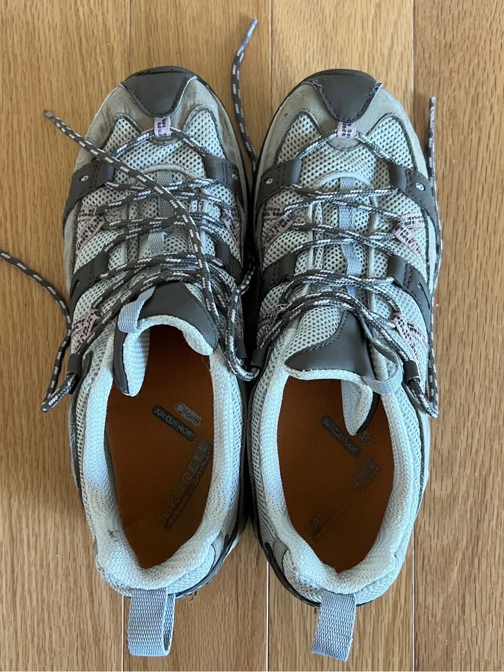 Merrell Trail Sneakers in Gray and Cream